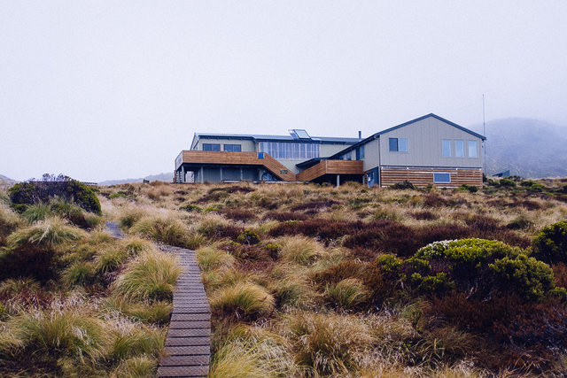 The Luxmore Hut - our first night destination