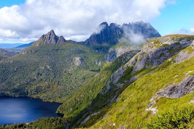The goal for today -- the Cradle Mountain Summit
