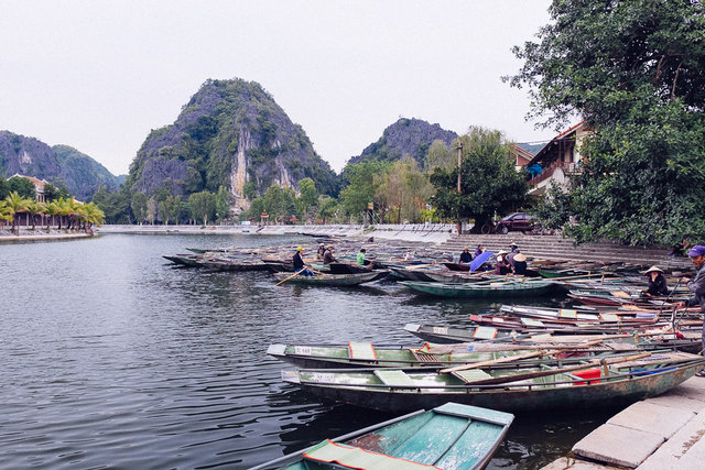 Shipping spot for ride at Tam Coc