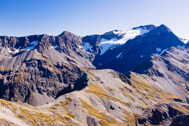 A view towards Mt Rollston