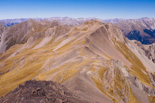 A view of Lyell Peak