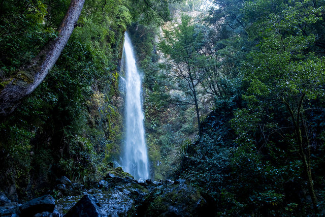 Whiskey Falls named after a bottle of whiskey found at the site