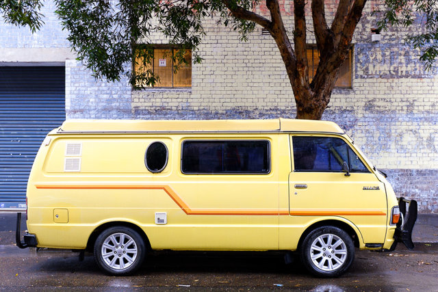 On the way to market we met this yellow beauty