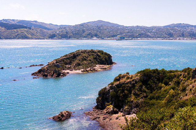 Amazing view on the Wellington hills