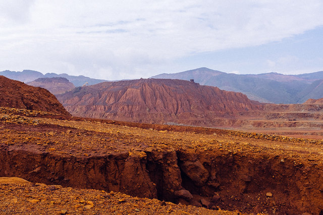 Exhausted landscape near Poro village