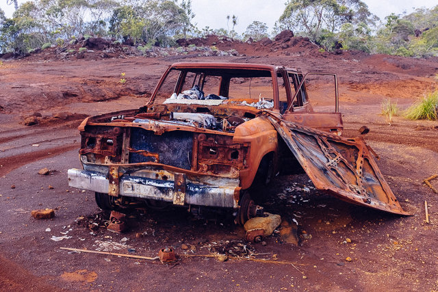 A sad fate -- cars like this were not an exception