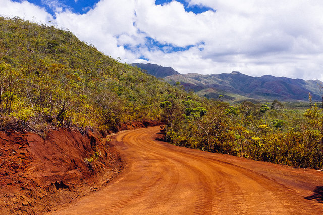 A red soil reminded us of Australia