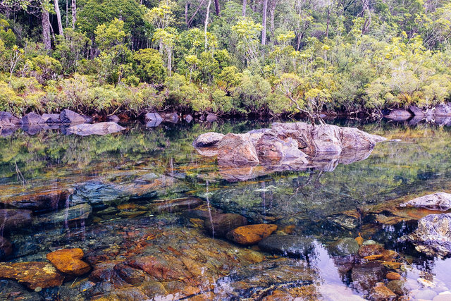 Crystal water of Bleue RIver