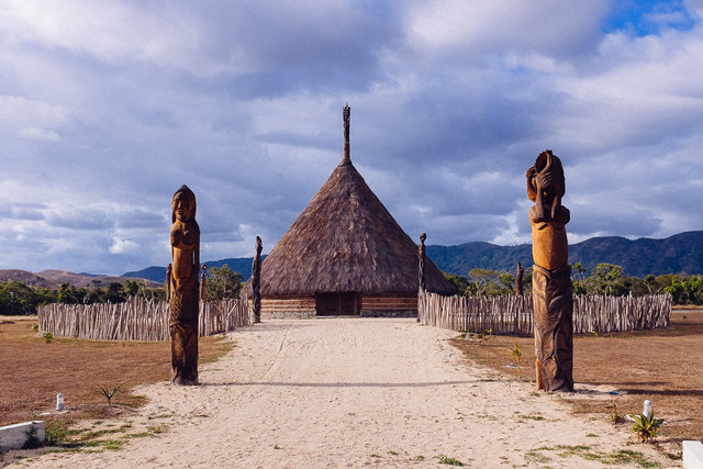 A traditional Kanak house