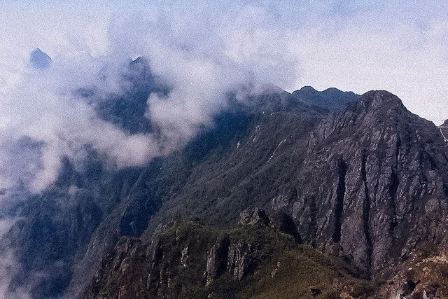 View of surrounding mountains